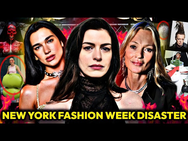FASHION WEEK WAS A DISTURBING: ANNE HATHAWAY EXHAUSTED, DUA LIPA IS AWKWARD, KATE MOSS GOES WILD