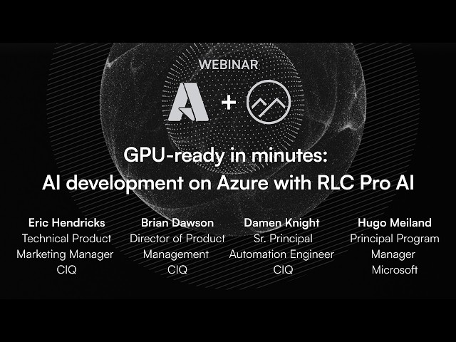 GPU-ready in minutes: AI development on Azure with RLC Pro AI