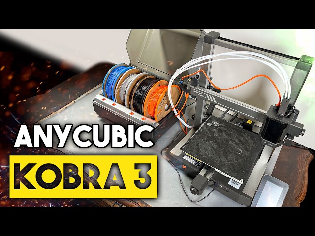 Anycubic Kobra 3 Combo Review - Setup, Prints & ACE Pro