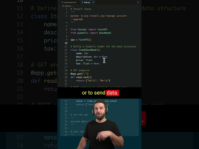 Create your first Python REST API  #python #fastapi  #restapi
