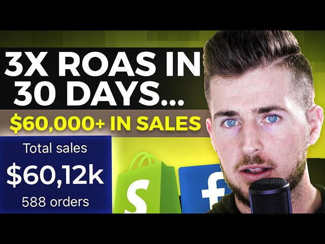 Shopify Store Does 3x ROAS in 30 Days ($60,000+ in sales) - Facebook Ads Case Study