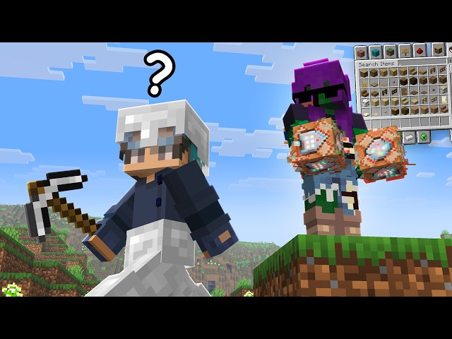 Secretly Using Creative Mode Until He Notices