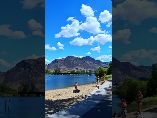🌳 Summer Walk in Kamloops Park 🇨🇦 #shorts  #britishcolumbia #kamloops