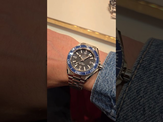 New Seamaster Planet Ocean 600M Blue Bezel #omega #watch #shorts