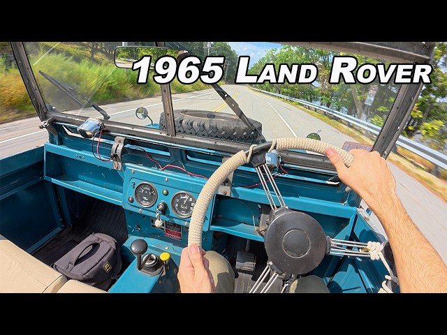 1965 Land Rover Series II - Driving The Short Wheel Base British Over Lander (POV Binaural Audio)