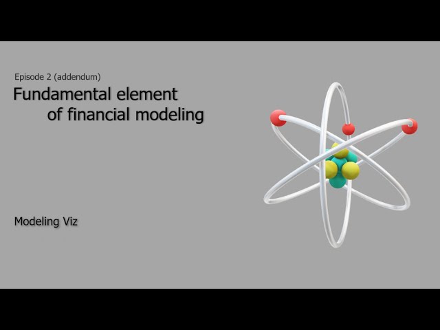 Modeling Viz: Fundamental element of model (addendum)