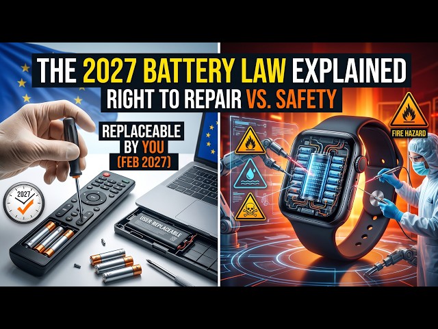 How the EU Is Changing Your Devices — The 2027 Battery Law Explained