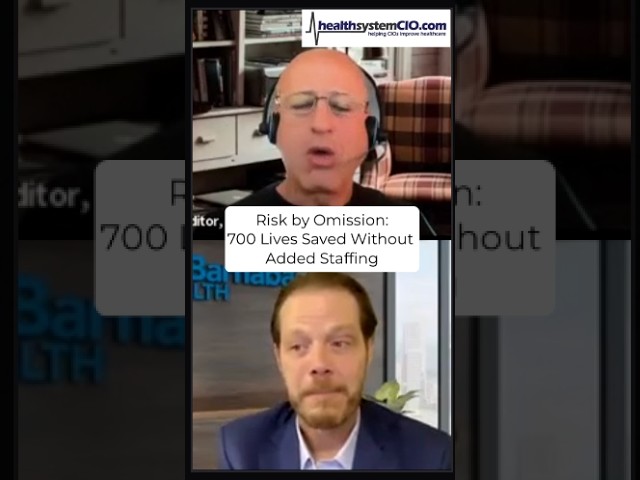 The Risk of NOT Using AI | O’Mahony, RWJBarnabas #healthsystemCIO #HealthcareAI #HealthIT