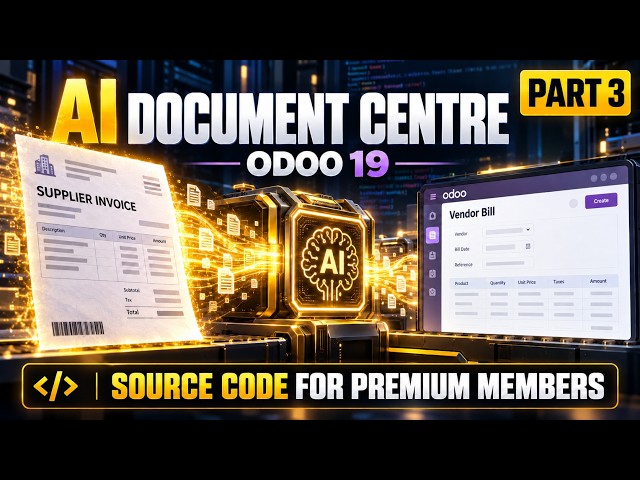 Odoo 19 AI Document Centre Part 3 | Validate Invoices & Create Vendor Bills Automatically