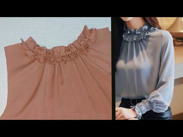 Beautiful Neck Design With Frill | Sewing Tips and Tricks For Beginners | DIY | TONIGHT SEW