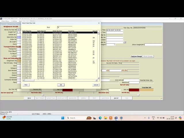 ONLINE & OFFLINE WEIGBRIDGE ENTRY BY KHEMRAJ
