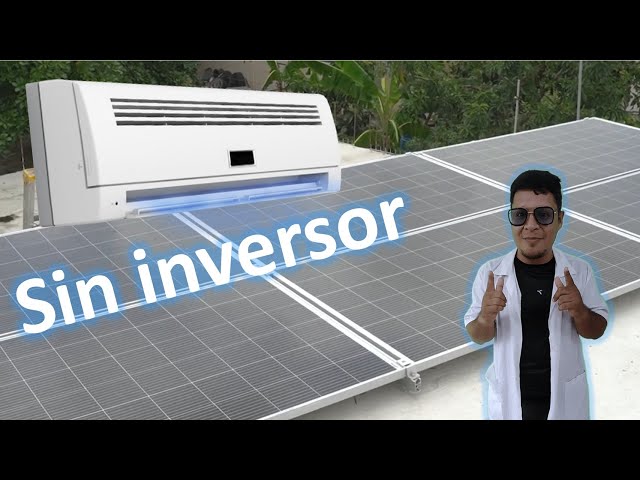 ⛄SOLAR AIR CONDITIONER without inverter - solar panel