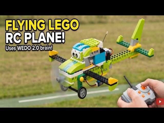 This LEGO WeDo 2.0 Plane Actually FLIES! (Surprising Results)