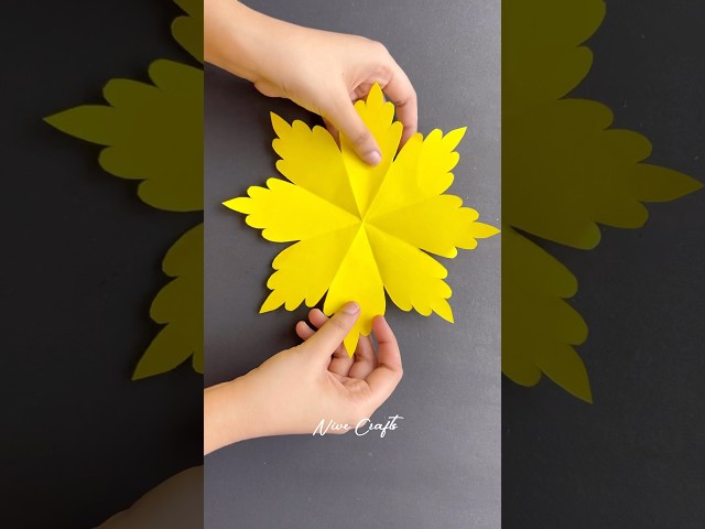 how to make paper flower | flowers out of paper #shorts #flowers #craft