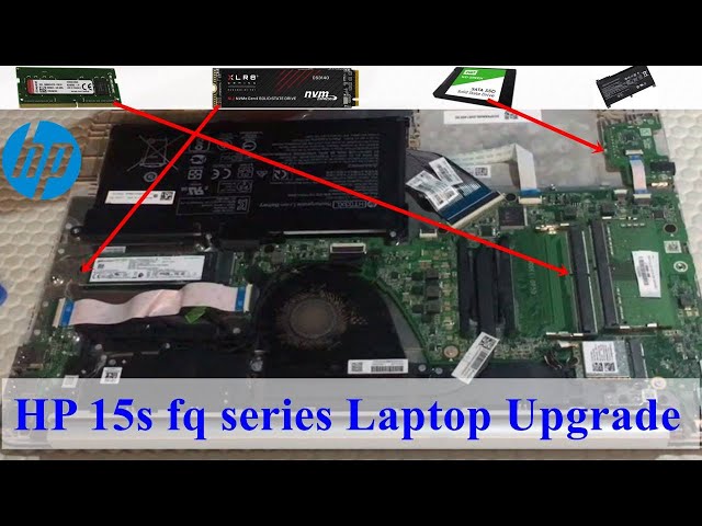 HP 15s fq series Laptop Upgrade | Disassembly | Ram , NVMe SSD | 2022