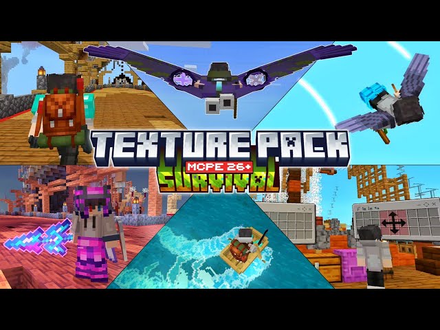 TOP 7 LATEST TEXTURE PACKS MCPE 1.26+✨ | MINECRAFT BEDROCK
