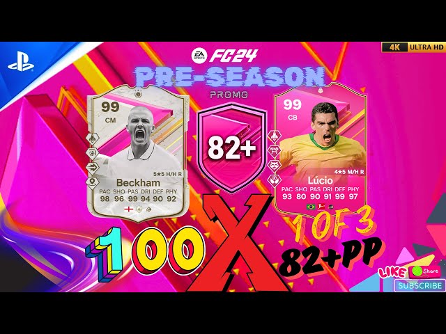 I Crafted and Opened 100 82+ Players Picks For Pre Release PROMO! #fc24 #packopening #ultimateteam