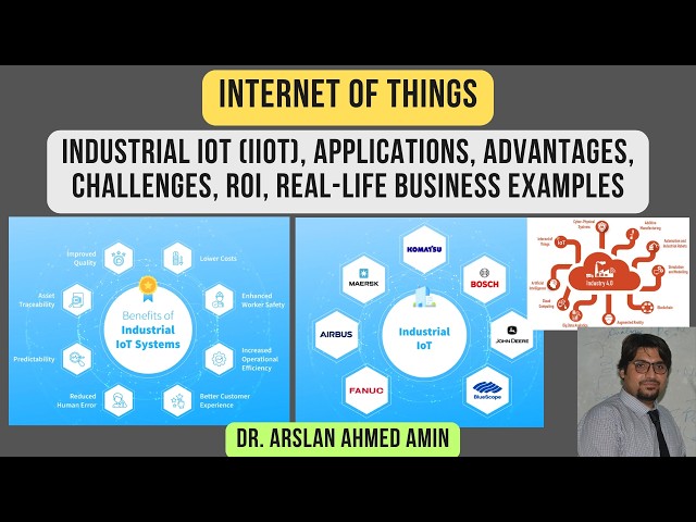 Industrial IoT (IIOT), Applications, Advantages, Challenges, ROI, Real-Life Business Examples