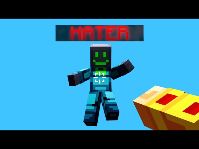 Playing with My HATER in Minecraft Bedwars