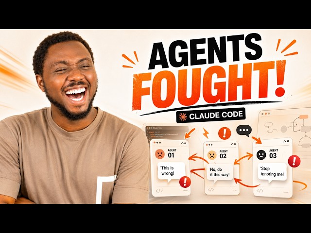 I Built a Claude Code Multi-Agent Team… They Started Fighting 😂