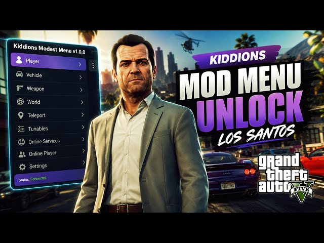 Kiddions Mod Menu FREE GTA 5 | GTA V Ehnanced Mod Menu | NEW GTA Online Money Hack & Online Mod