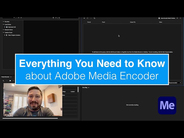 Adobe Media Encoder Essential Basics for Beginners