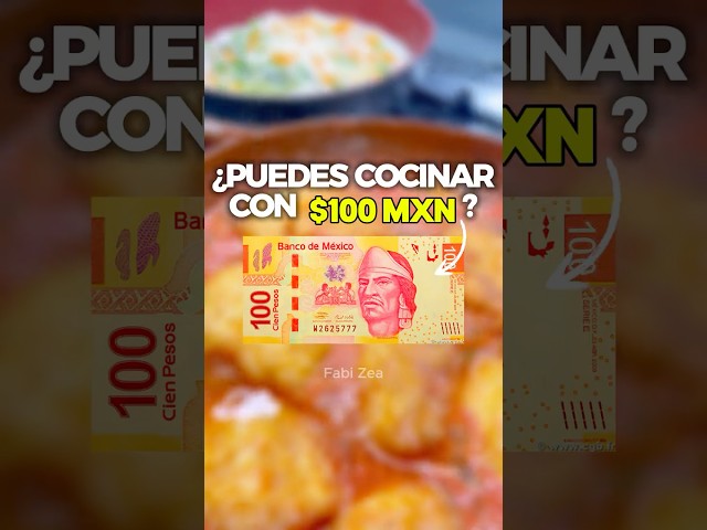 COCINÉ CON SÓLO $100 PESOS #shorts #shortsviral