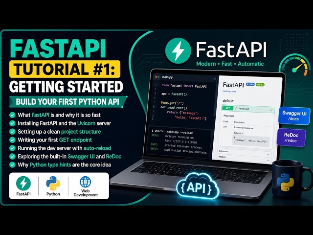 Tutorial de FastAPI n.º 1: Primeros pasos — Crea tu primera API en Python
