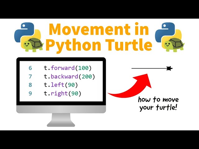 Movement with Python Turtle | Penguin Coding School Tutorial #1