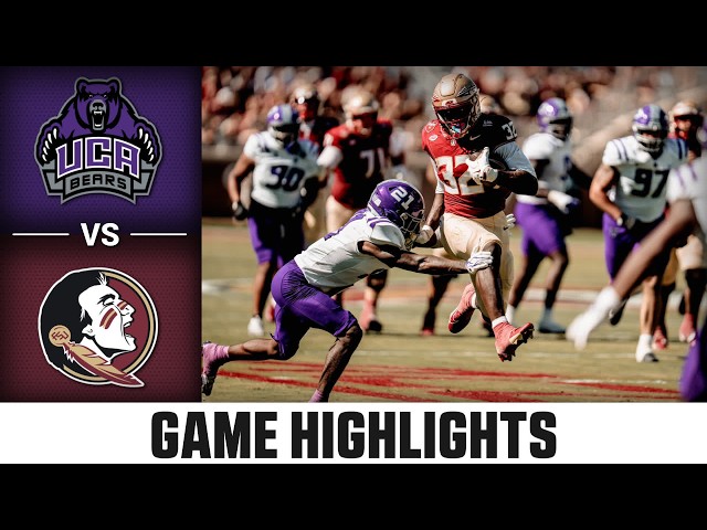Central Arkansas vs Florida State Game Highlights | 2026 ACC Football