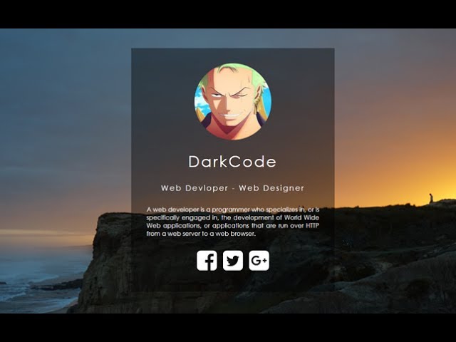 Creating a Simple Personal Website Using HTML and CSS