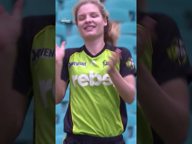 Big swing! Too good for Ellyse Perry