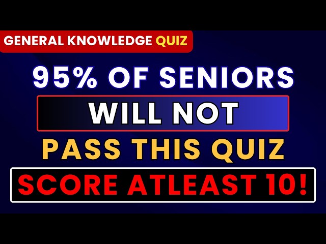 CHALLENGE YOUR BRAIN: CAN YOU PASS THIS DIFFICULT QUIZ? | GENERAL KNOWLEDGE #generalknowledge  #quiz