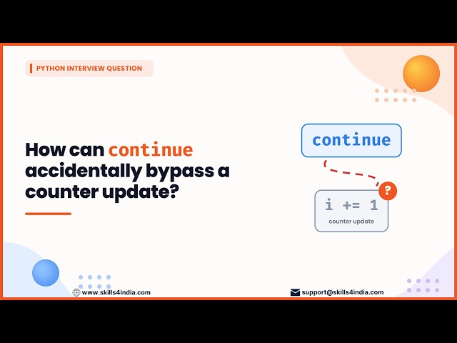 How continue Can Cause an Infinite while Loop in Python #python #pythoninterview