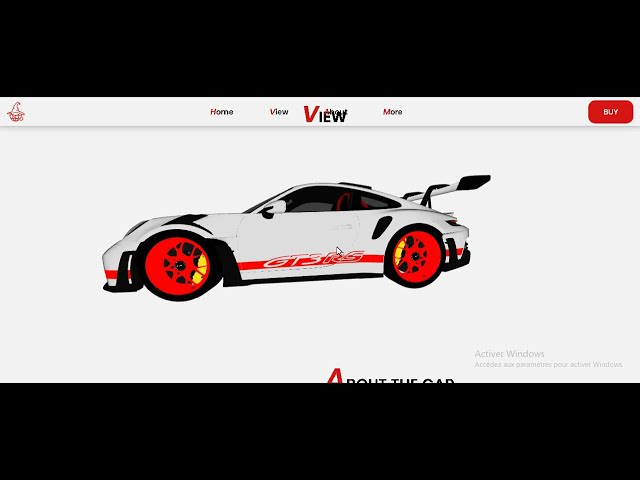Porshe 911 GT3 Creative 3D Website Made Using React THREE JS and GSAP
