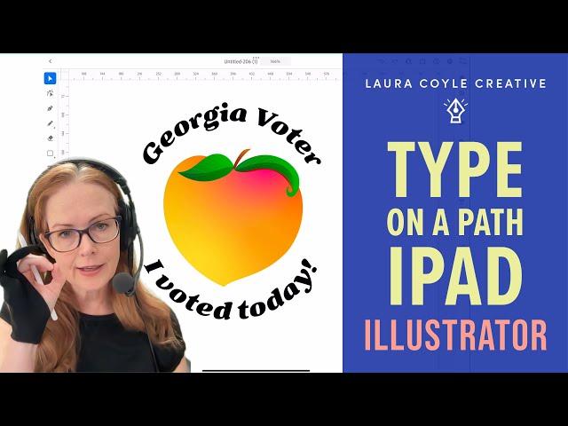 Illustrator on the iPad Type on a Path, Curved Type
