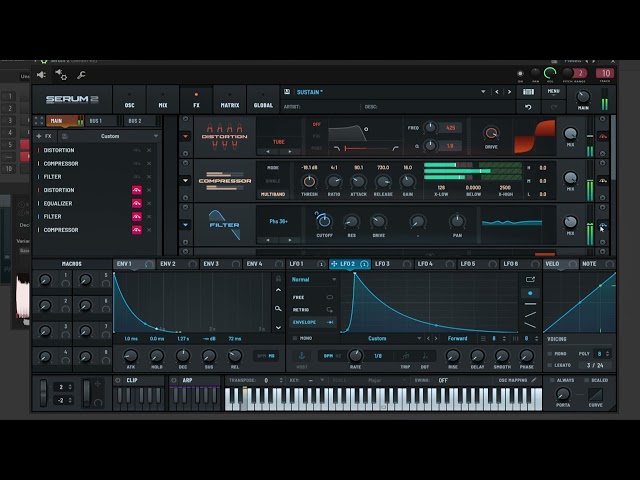 First Hit Bass For Baile Funk Sound Design in Serum 2 (Free Presets Available)