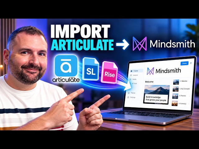 Import Articulate Rise & Storyline Courses into Mindsmith