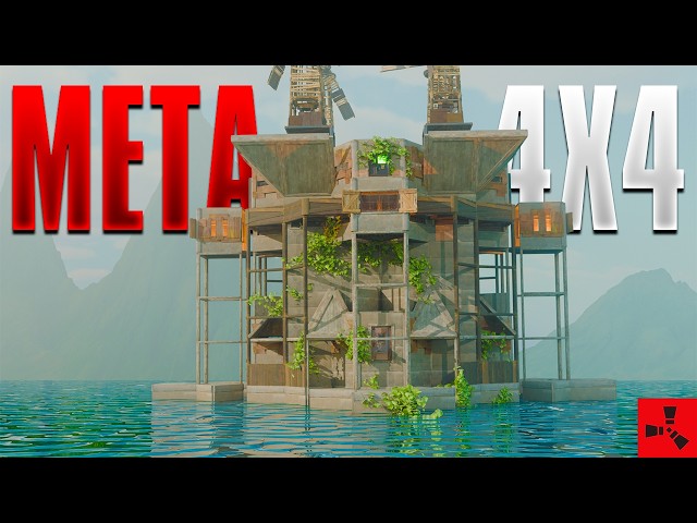 PERFECT 4x4 Rust Base Design 2026 - BUNKERED & AFFORDABLE - Rust Base Designs 2026
