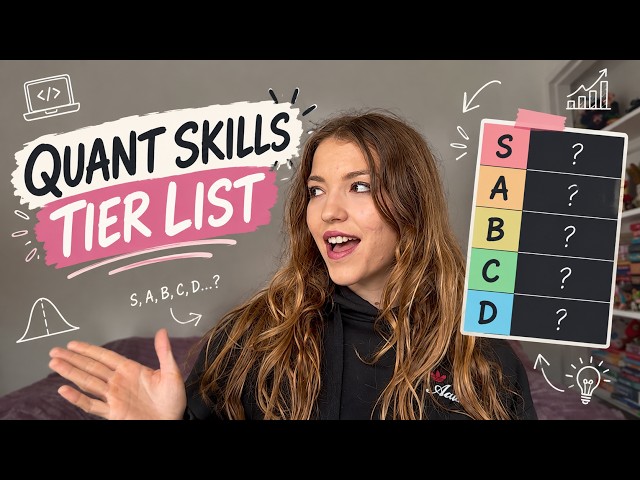I Ranked 15 Quantitative Skills by How Much They Actually Matter (Tier List) 📊🧮