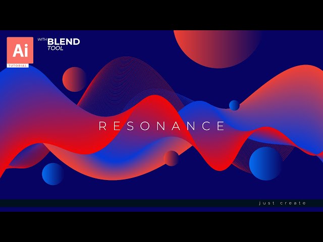 How to Create Abstract Background in Adobe Illustrator with Blend Tool | EPS.05