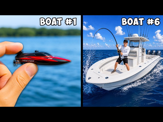 Every Time I Catch A Fish, My Boat Gets BIGGER!