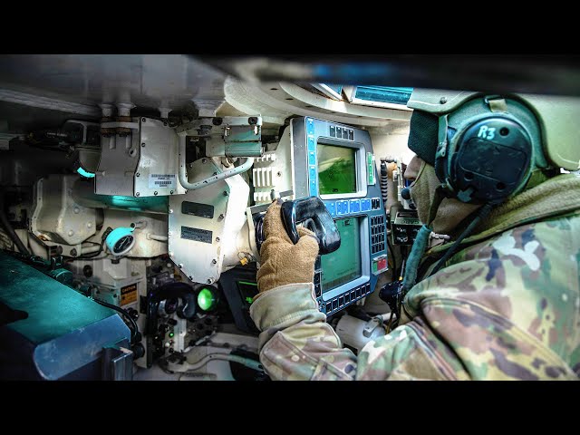 Inside the M1 Abrams - POV of Driver, Loader, Gunner & Commander [Training Footage]