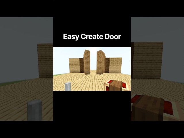 Minecraft Easy Door Create mod #minecraft #shorts #tutorial #createmod