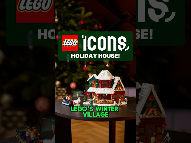 NEW LEGO Winter Village Holiday House Revealed! 🎄🏠