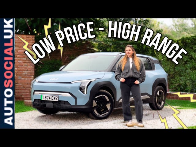 Kia EV3 Review - Affordable Electric SUV with Impressive electric Range! UK 4K