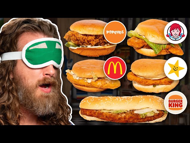 Blind Chicken Sandwich Taste Test