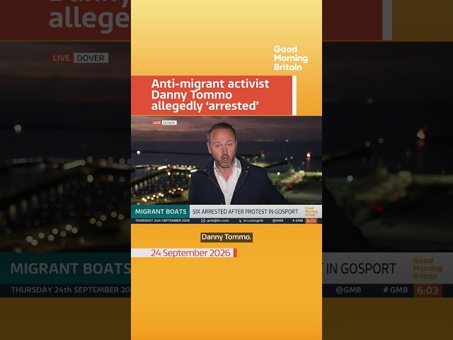 Anti-migrant activist Danny Tommo allegedly ‘arrested’ | Good Morning Britain #migration