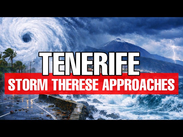 🔴 Storm Therese Approaches Tenerife - Live from Puerto de la Cruz | SkylineWebcams