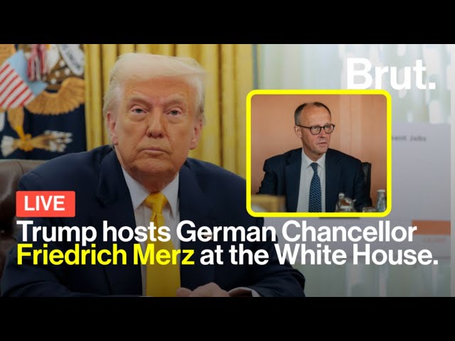LIVE: Trump hosts German Chancellor Friedrich Merz at the White House